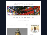 dhammafootsteps.com Webseite Vorschau