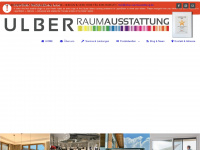 ulber-raumausstattung.de Webseite Vorschau