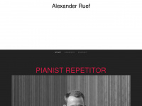 alexander-ruef.com Webseite Vorschau