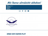 flugschule-ikarus.de Webseite Vorschau