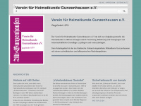 heimatkunde-gunzenhausen.de Webseite Vorschau