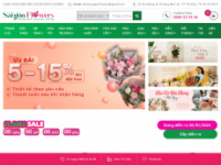 saigonflowers.vn Webseite Vorschau