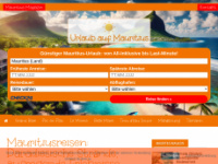 mauritiusreise.de Webseite Vorschau