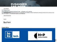 hpmaschinen.com Webseite Vorschau