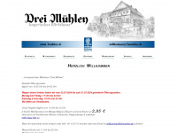 3muehlen.de Webseite Vorschau