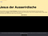 jesus-der-ausserirdische.de Webseite Vorschau