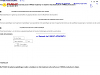 fanuc-academy.be Webseite Vorschau