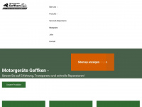 motorgeraete-geffken.de Webseite Vorschau