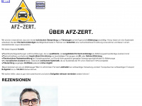 afz-zert.de Webseite Vorschau