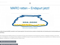 maro-retten.de Webseite Vorschau