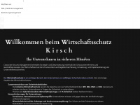 wirtschaftsschutz-kirsch.de Webseite Vorschau