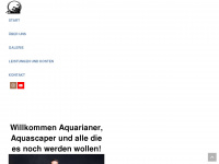 aquascaping-symphony.de Webseite Vorschau