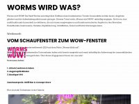 worms-wow.de Webseite Vorschau