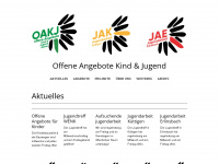 oakjaarau.ch Webseite Vorschau