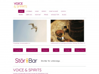 voiceandspirits.ch Webseite Vorschau