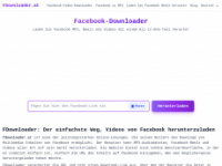 fdownloader.at Webseite Vorschau