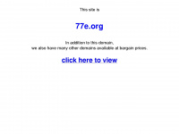 77e.org Webseite Vorschau