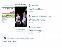 forum-theater.de Webseite Vorschau
