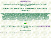 hansacenter.de Webseite Vorschau