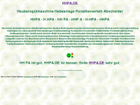 hhpa.de Webseite Vorschau