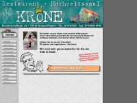 hochzeitssaal-krone.de Webseite Vorschau