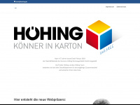 hoehing.de Webseite Vorschau