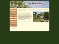 hof-fehrenberg.de Webseite Vorschau