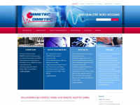 dimetec.de Webseite Vorschau