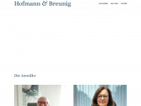 hofmann-breunig.de Webseite Vorschau