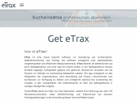 etrax.at Webseite Vorschau