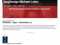 webdesign-michael-lotze.de Webseite Vorschau