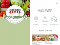 wochenmarkt-gnarrenburg.de Webseite Vorschau