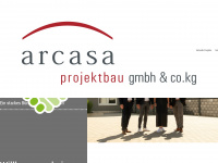 arcasa-projektbau.de Webseite Vorschau