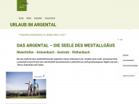 urlaub-im-argental.de Webseite Vorschau