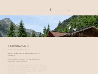 baerenbad-alm.at Webseite Vorschau