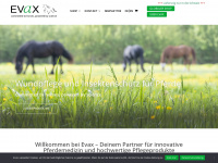 evax-shop.ch Webseite Vorschau