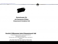 klimanetzwerk-hall.de Webseite Vorschau