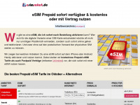 esimsofort.de Webseite Vorschau