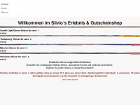 silvios-gutscheinshop.de Webseite Vorschau