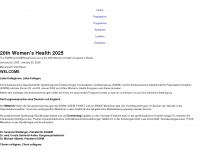 womens-health.ch Webseite Vorschau