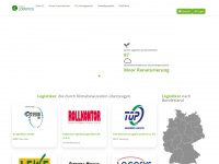 greenlogistics.de Webseite Vorschau