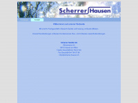 scherrer-hausen.ch Webseite Vorschau