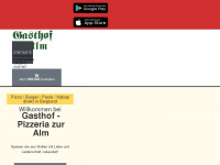 pizzeria-zur-alm.at Webseite Vorschau