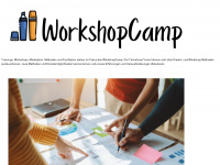 workshopcamp.de Webseite Vorschau