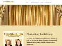 channeling-ausbildung.com Webseite Vorschau