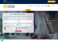 australialawwriters.com Webseite Vorschau