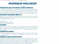 monsieur-macaron.de Webseite Vorschau