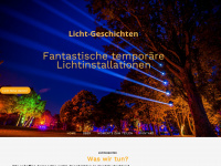 licht-geschichten.de Webseite Vorschau