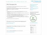 ved-therapie.info Webseite Vorschau