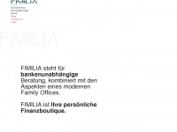 fimilia.de Webseite Vorschau